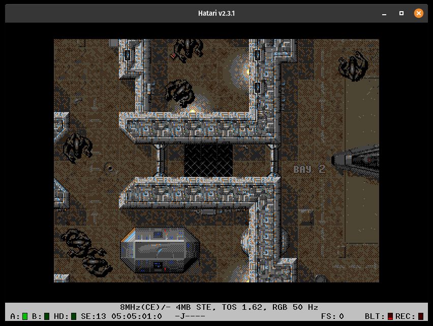 Screenshot of the abree demo running